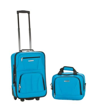 Rockland® 2-pc. Turquoise Luggage Set
