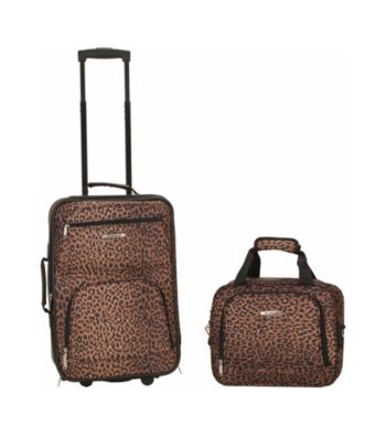 Rockland® 2-pc. Leopard Print Luggage Set
