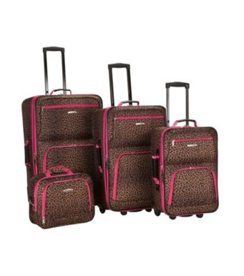 Rockland® 4-pc. Leopard Luggage Set