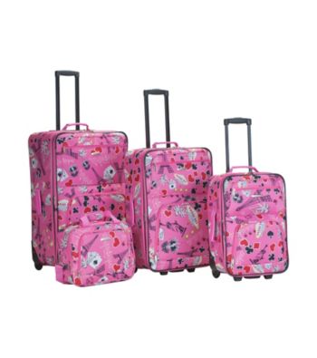 Rockland® 4-pc. Printed Vegas Luggage Set