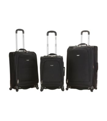 Rockland Polo Equipment ® 3-pc. Black Fusion Luggage Set