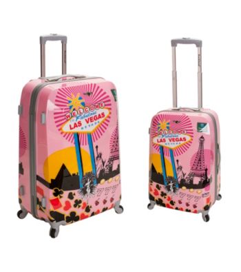 Rockland® 2-pc. Vegas Polycarbonate Upright Luggage Set