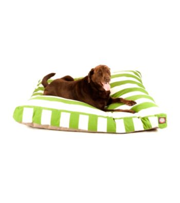 Majestic Home Goods Vertical Strip Large Rectangle Pet Bed