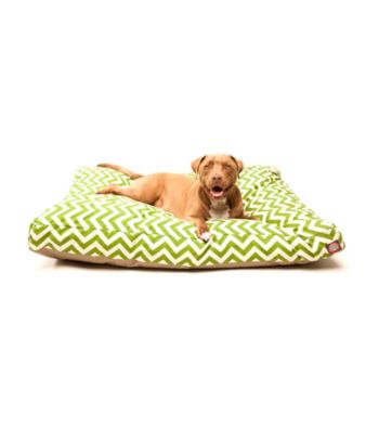 Majestic Home Goods Zig Zag Large Rectangle Pet Bed