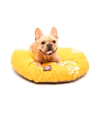 Majestic Home Goods Coral Small Round Pet Bed
