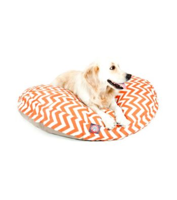 Majestic Home Goods Zig Zag Large Round Pet Bed