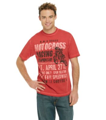 Ruff Hewn Men's Coral Blaze Short Sleeve 
