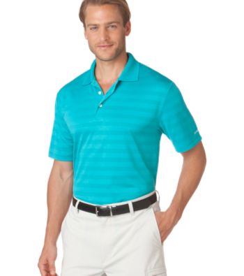 Chaps® Men's Short Sleeve Stripe Jacquard Polo