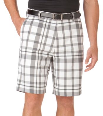 Chaps® Men's White McKinnon Plaid Golf Short