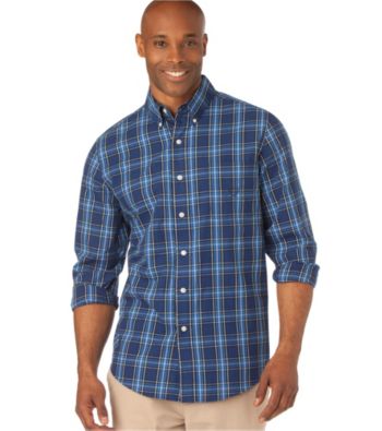 Chaps® Men's Sapphire Big & Tall Beckworth Plaid Woven