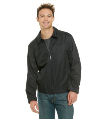 Perry Ellis Portfolio® Men's Black Zip Front Jacket