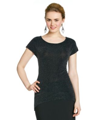 MSK® High-Low Sparkle Top