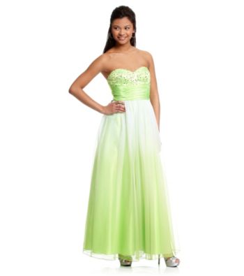 Jump® Juniors' Ombre Strapless Ballgown