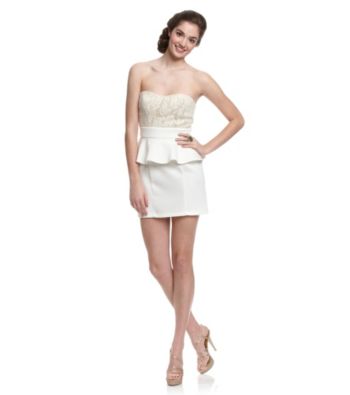 Trixxi® Juniors' Peplum Dress