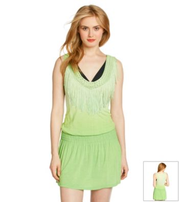 Oneworld® Ombre Romper Dress With Fringe