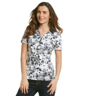 Studio Works® Petites' Printed Polo