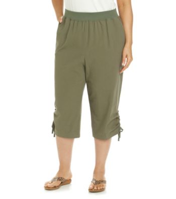 Studio Works® Plus Size Crinkle Capri