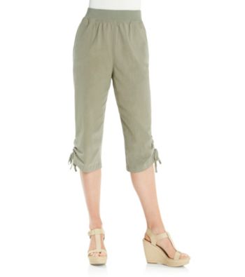 Studio Works® Petites' Crinkle Capri