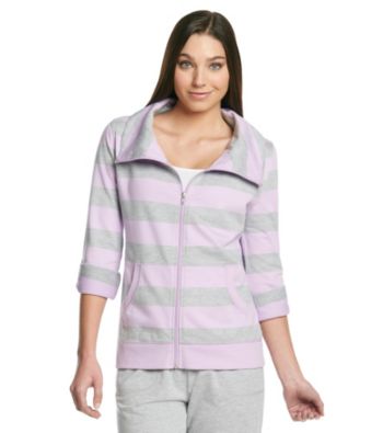 Exertek® Striped Zip-Front Jacket