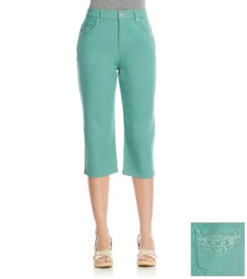 Gloria Vanderbilt® Amanda Radiance Scroll Color Capri