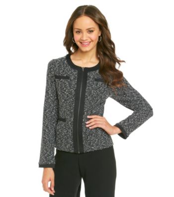 Fever™ Black Boucle Jacket With Pockets