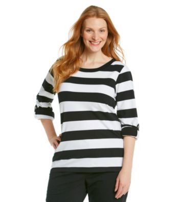 Calvin Klein Performance Plus Size Rugby Stripe Pullover