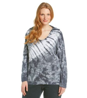 Calvin Klein Performance Plus Size Tie-Dye Slub Hooded Tee