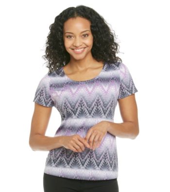 Notations® Petites' Zig-Zag Printed Tee