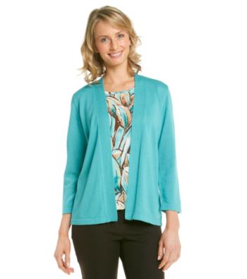 Alfred Dunner® Petites' Chelsea Market Layered-Look Sweater