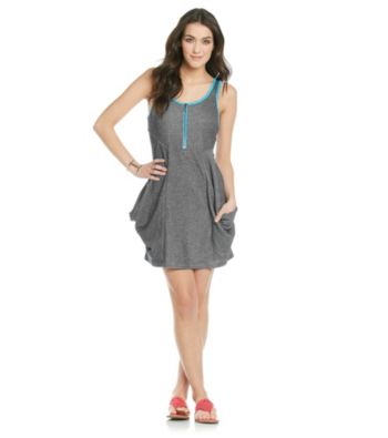 Kensie® Contrast Trim French Terry Dress
