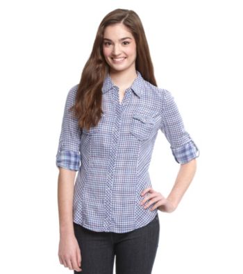 Guess Carolina Plaid Top