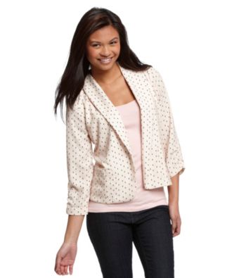 Eyeshadow® Juniors' Tulip Print Blazer
