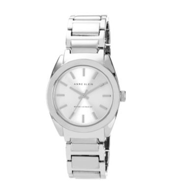 Anne Klein® Women's Silvertone Dress Bracelet Watch