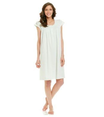 Miss Elaine® Silky Knit Short Gown