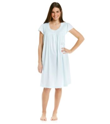 Miss Elaine® Plus Size Silky Knit Short Gown
