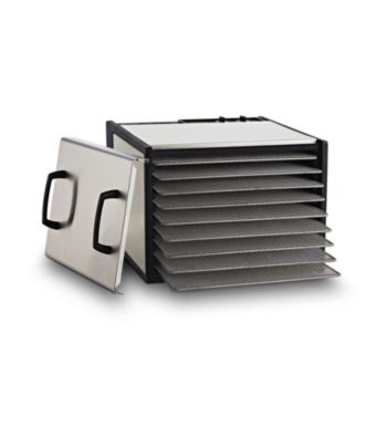Excalibur Stainless Steel D900SHD 9-Tray Dehydrator with Stainless Steel Trays and Timer