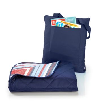 LivingQuarters All Weather Navy Throw