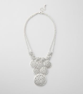 Erica Lyons® Silvertone Necklace