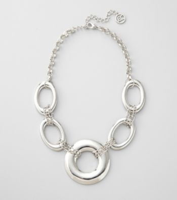 Erica Lyons® Silvertone Necklace