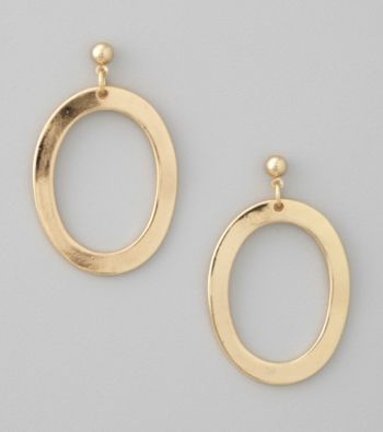 Erica Lyons® Gold Pierced Earrings