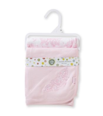 Little Me® Baby Girls' Rose 2-pk. Receiving Blankets