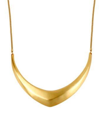 Kenneth Cole® Goldtone Sculptural Frontal Necklace