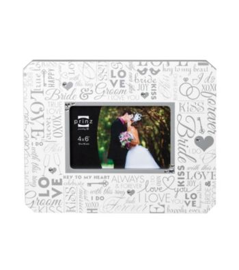 Prinz® Wedding Typography Jeweled Frame