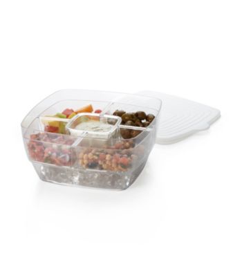 LivingQuarters Clear Salad Chiller/Server