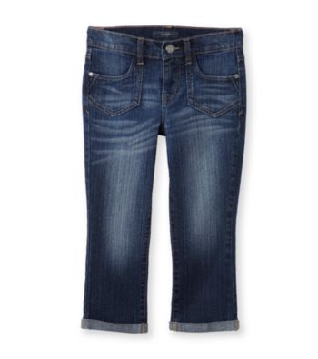 Jessica Simpson Girls' 7-16 Nightingale Double Roll Crop Pants