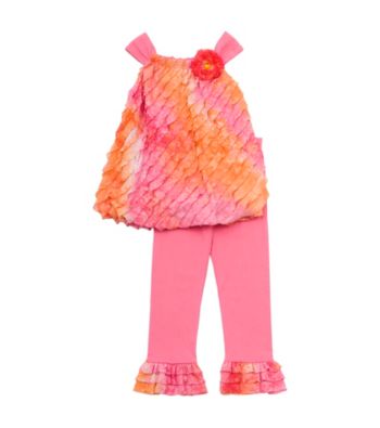 Rare Editions&Reg; Girls' 4-6X Pink/Orange 2-pc. Ombre Eyelash Set