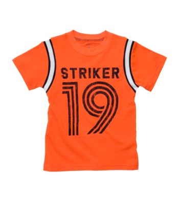 Carter's® Baby Boys' Orange Short Sleeve Striker 19 Tee