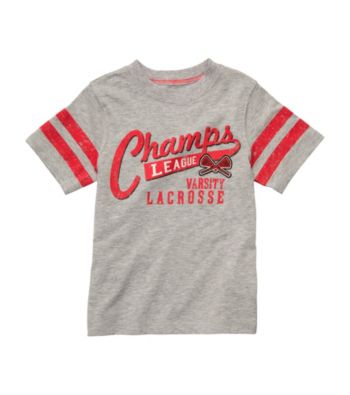 Carter's® Baby Boys' Grey Short Sleeve Lacrosse Champ Tee