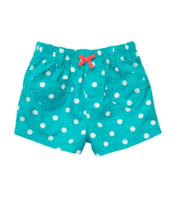 Carter's® Baby Girls' Teal Polka-Dot Woven Shorts