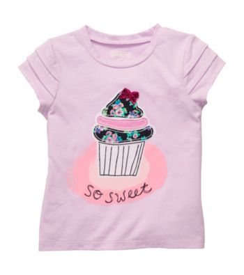 Oshkosh B'Gosh® Baby Girls' Purple Cucpake Tee
